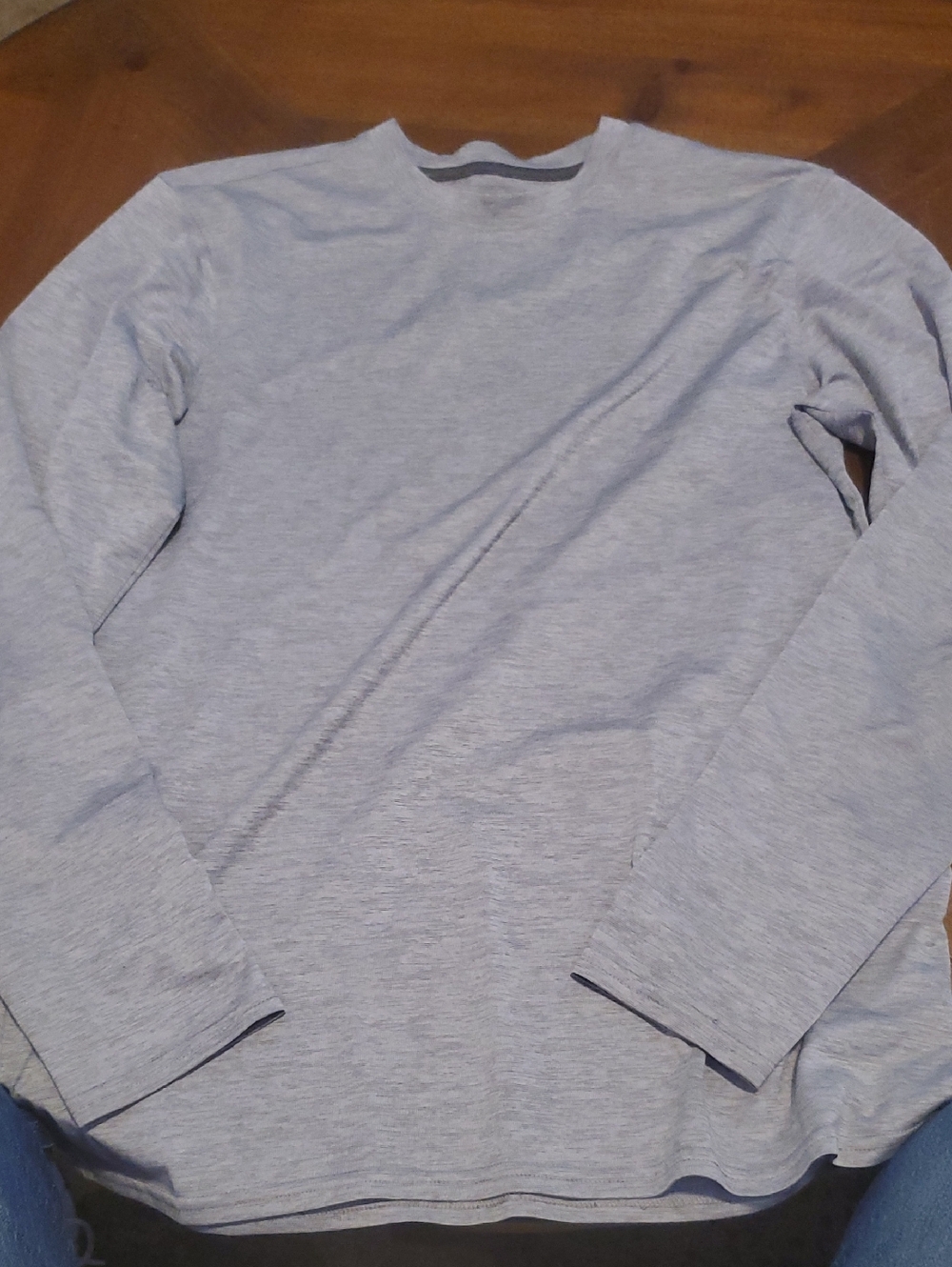 bcg Heather Gray Long Sleeve Crewneck Shirt